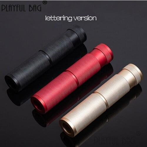 PB Playful bag Outdoor sport Replica version Gel ball gun silencer Jinming JiQu decorative accessories CS tactical toys MA17S
