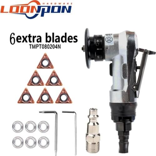 0.1~0.9mm Metal Decorating Pneumatic Portable Free 2 Wrenches Chamfer Chamfering Beveling Machine