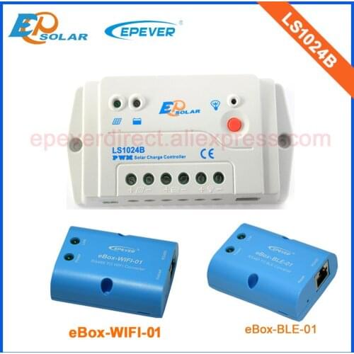 Solar Power regulator 10A EPEVER Brand PWM Solar Panels 12V 24V small system EPsolar Wifi eBOX and BLE eBOX LS1024B 10amps