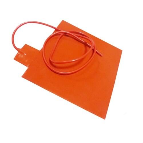 Silicone 3D Printer Heated Bed 340*340*1.5mm 220v 350w adhesive 1face 100k thermistor 1000mm lead wire