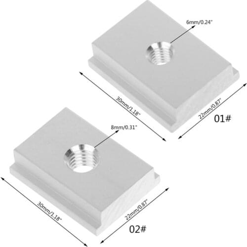M6 M8 T-slot T-Slider Sliding Nut For Woodworking Tool Slot Fastener Jigs Pressing Plate