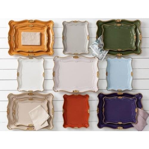 Trend 2021 Madame Coco Camelote Leaf Small Tray-Soft Beige посуда для кухни наборы set kitchen vaisselle platos