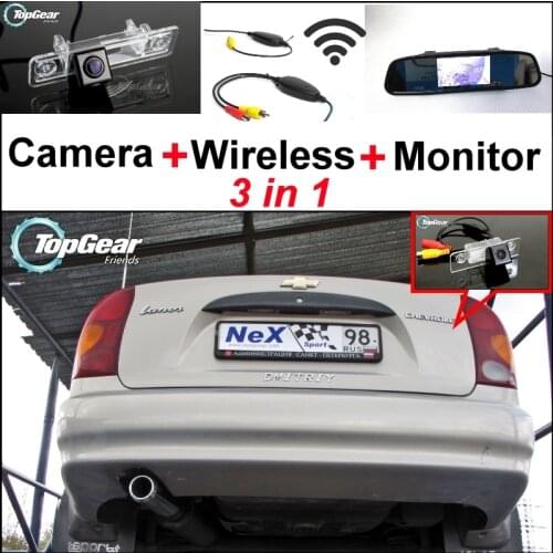 For Chevrolet Lanos / Sens / Chance 3in1 Special WiFi Camera + Wireless Receiver + Mirror Screen Monitor Backup Parking System