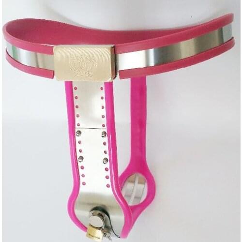 Stainless Steel Silicone Arc Female Chastity Belt BDSM Bondage Chastity Device Pants Sex Toys For Woman Adult Games Cosplay