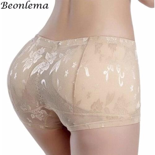 Beonlema Sexy Butt Enhancer Pads Hip Lifting Panties Butt Lift Shapewear Women Body Shaper Underwear Plus Size M-4XL Lingerie
