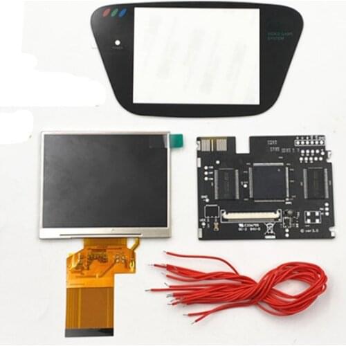 Replacement Highlight LCD Display for Sega Game Gear Game GG Game Console Full Touch Screen V3.0 Modification Parts Accessories