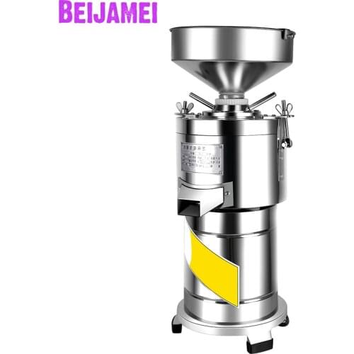 BEIJAMEI Factory Vertical sesame sauce paste grinder mill machine electric peanut butter grinding making machine