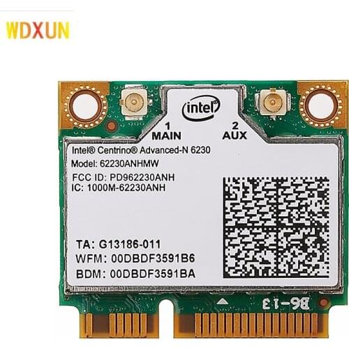 Wireless card for intel centrino advanced-n 6230 6230an 300mbps pci-e bluetooth 3.0 62230 2.4G/5G dual band