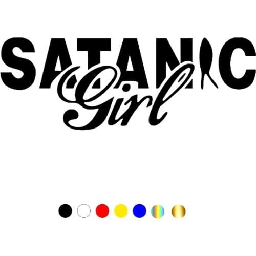 CS-10610# Vinyl Decal Mobile Satan Girl Car Sticker Waterproof Auto Decors on Truck Bumper Rear Window