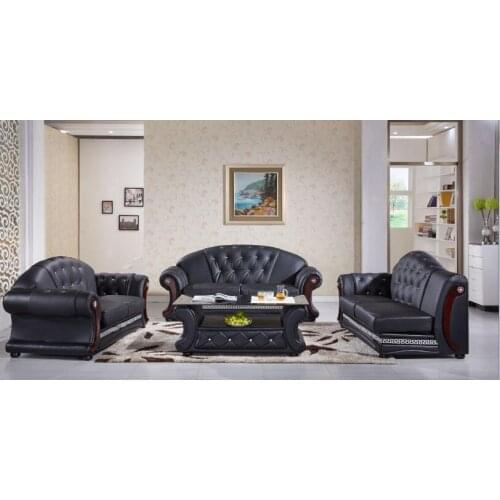 Modern chesterfield sofa for sofa set living room furniture leather sofa