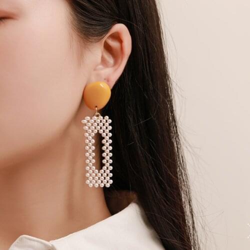 European and American Fashion Simple Earrings Single Row Crystal Stud Earrings Cute Gold Silver Fashion Jewelry