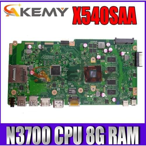 F540S For ASUS VivoBook X540SA X540S CPU N3700 Memory 8GB Laptop Motherboard Tested 100% work original Mainboard