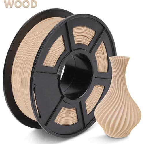 SUNLU Best Seller 3D Printer Wood PLA Filament 1KG With Spool Children Creative Model Material Non Toxic 1.75MM Wood Filament