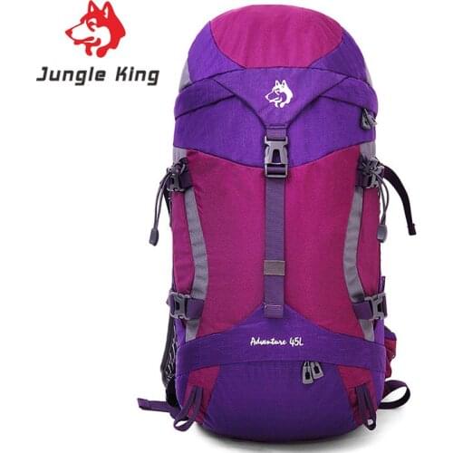JungleKing 2017 new men and women sports and leisure bags 45L outdoor mountaineering bags outdoor camping backpacks shoulder bag