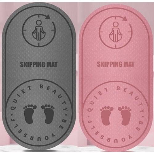 Fitness Yoga Mat Jump Rope Skipping Floor Workouts For Sports Pads Silent Yoga Pad Textured Thick 8mm High Density