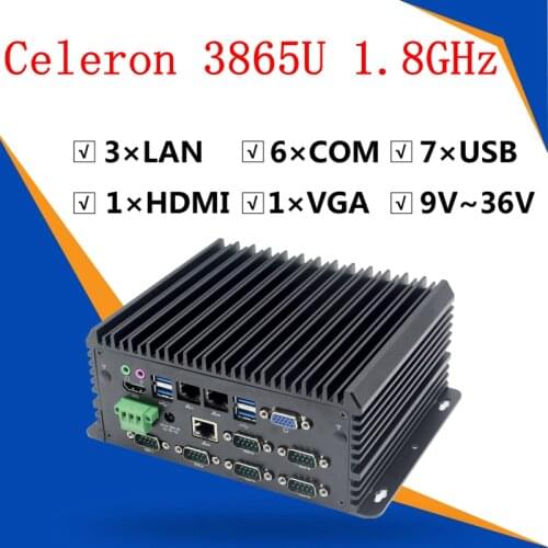24 hours IPC industrial computer core i3 Gigabit Ethernet 6*USB 6 COM 4G RAM 1TB HDD WIN7 WIN8 LINUX NAS free drive 7 24 hours