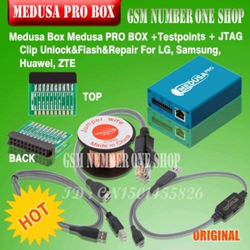 2020 Original new Medusa PRO Box Medusa Box + JTAG Clip eMMC For LG For Samsung For Huawei with Optimus cable
