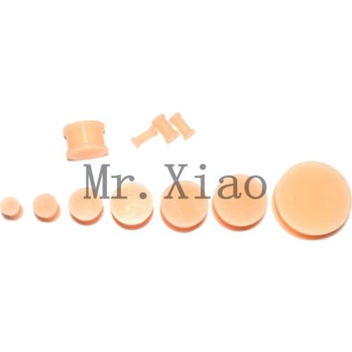 New Style Fashion Body Jewelry Skin Color Ear Expansion Silicone Ear Plug 3~20MM Free Shipping