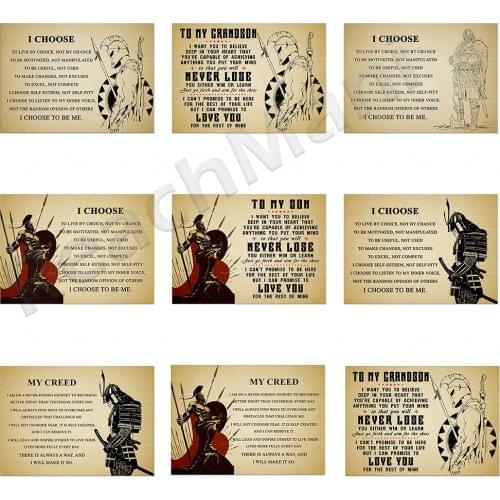 Samurai Warrior Poster, Inspirational Never Lose Inspiration Quotes Poster, Samurai Warrior Wall Art Inspirational Quotes Printe