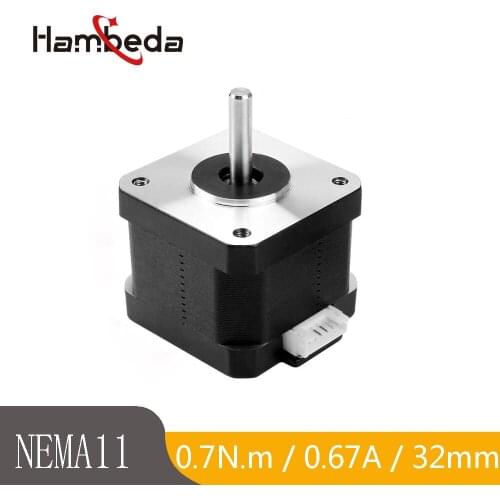 1.8 Degree 0.67A 3.8V Mini Stepper Motor Nema 11 Step Motor 4-lead 28x32mm for CNC XYZ DIY 3D Printer
