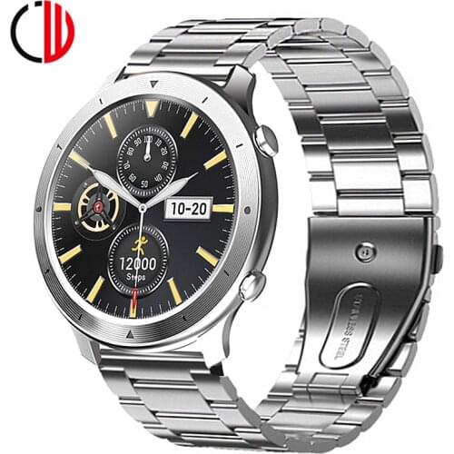 CZJW Bluetooth Call Smart Watch Men Heart rate Blood pressure Smart Clock Full Touch Screen Sport Fitness Watch IP67 Waterproof