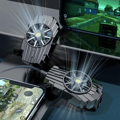 Universal 4-7.4 inch Mobile Phone Cooling Fan Radiator Turbo for Cooling Cell Phone Game Cooler Fast Heat Dissipation