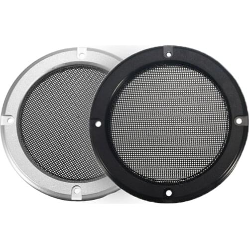 1 Pair Multi-choices Round Speaker Protective Mesh Net Cover Speaker Grille 4/ 5/ 6.5/ 8/ 10 inch Speaker Cover