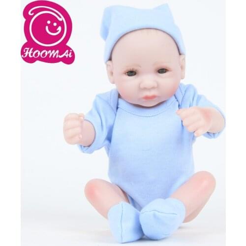 10" 25 CM Lovely Bebe Reborn Baby Dolls Full Silicone Vinyl Reborn Babies Lifelike Mini Reborn Toy Toddler Playmate Xmas Gifts