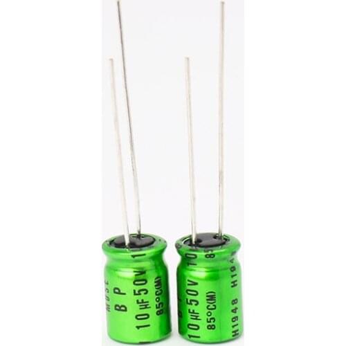 10 Pieces Nichicon Copper Feet Audio Non Polar Coupling Filter Capacitor BP 10UF 50V MUSE 50V 10UF 8X11.5mm