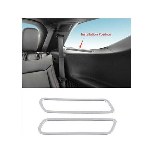 2* Accessories Matte Inner Third-Row Air Vent Cover Trim For Ford Explorer 2020