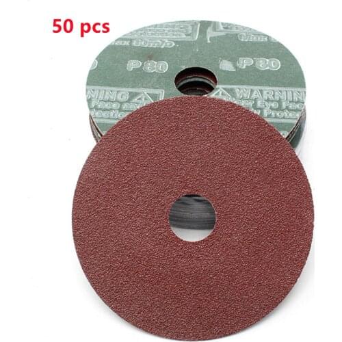 The 5 Inch 125mm Steel Grinding Pads Angle Sandpaper Polishing Discs 36-120 Grit Steel Paper Grinding Disc