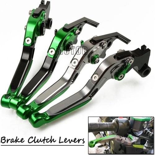 Motorcycle CNC Aluminum Foldable Brake Clutch Levers For Kawasaki VERSYS 300X 600cc 1000 Adjustable Folding Extendable 300 X 600