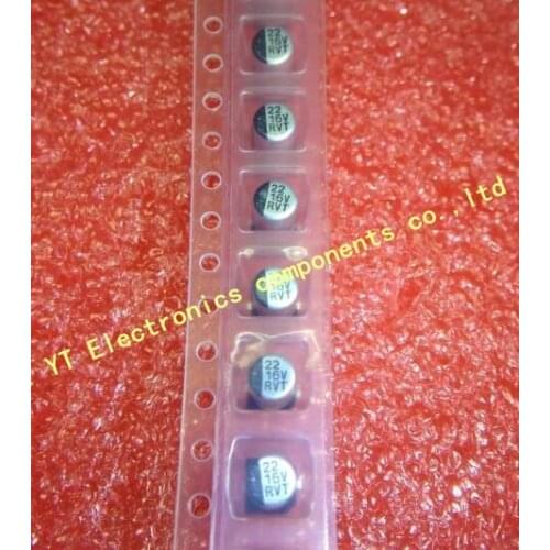 Free shiping 100pcs 16V 22UF SMD 4x5mm chip Aluminum Electrolytic Capacitor 4*5