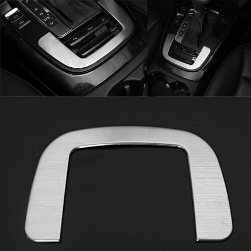 Car Gear Shift Box Cover 3D sticker for Audi A4 A5 Q5 2009 -2015 decoration Trim strip interior accessories