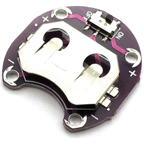 LilyPad Coin Cell Battery Holder CR2032 Battery Mount Module For Uno DIY KIT