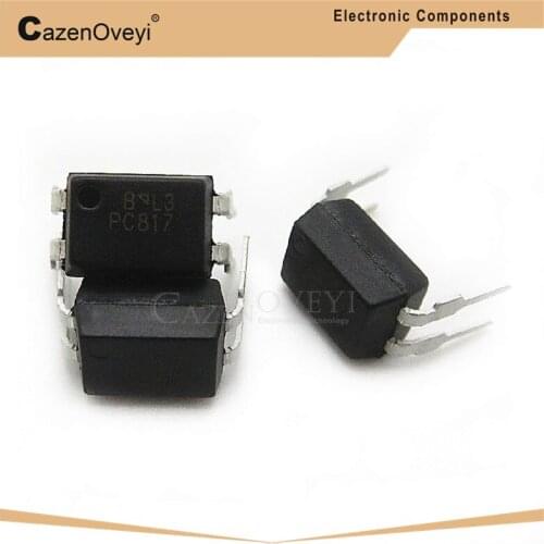 50pcs/lot PC817B PC817C DIP-4 PC817 817 817B EL817 FOD817C LTV817A LTV-817-A High Density Mounting Type Photocoupler