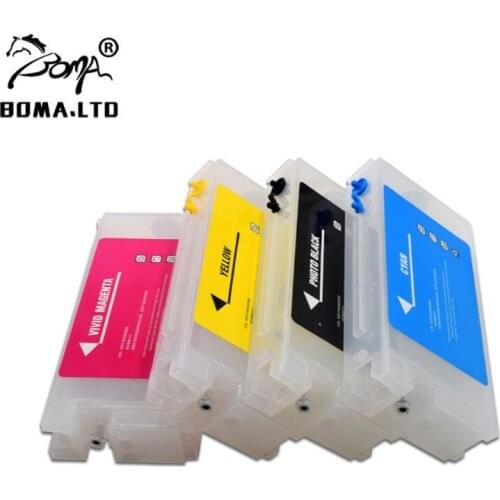 350ML T41F5 T41F2 T41F3 T41F4 T41 Empty Refillable inkjet Ink Cartridge For Epson Surecolor T3400 T5400 T3480 T5480 Printers