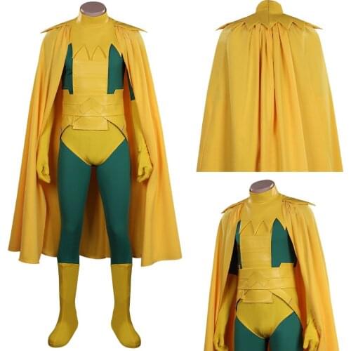 Loki Season 1 Loki King Cosplay Costume Outfits Halloween Carnival Suit For Adult Men