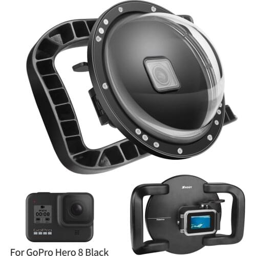 For Gopro8 Diving Mask Water Lens Mask Hero8 Fish Eye Waterproof Mask Ball Mask Diving Mask