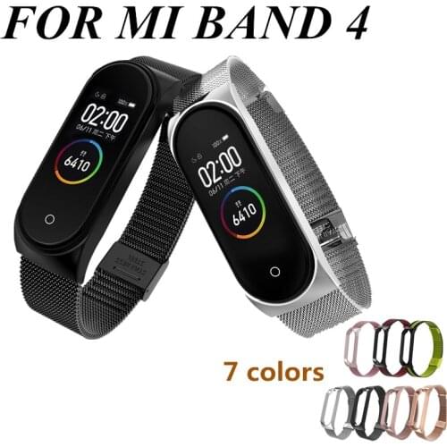 Mi band 4 Metal Strap for Xiaomi Mi Band 4 Bracelet Screwless Xiaomi Mi Band 4 Bracelet Correa Xiomi MiBand 4 Wrist Band Steel