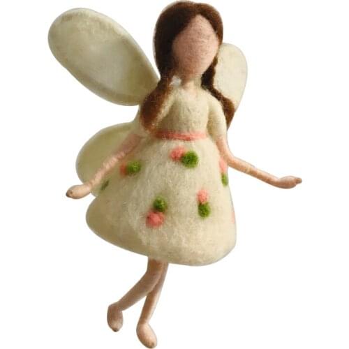 Fairy Needle Felting Kit for Beginners, 6"/15 cm Height, Elf Felting Starter Kit, Needle Felted Fairy, Felting Gift (No. 05)
