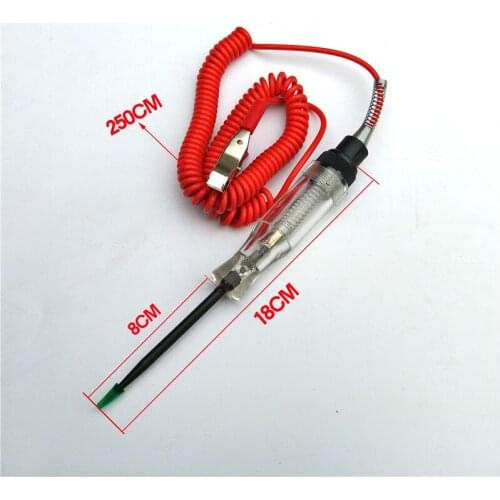 New!! Test pen test lamp circuit maintenance tool for electric test pen for automobile measuring circuit 6V / 12V / 24V T0147