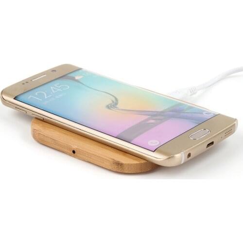 Qi Wireless Charger Slim Wood Pad Charging Mat For Samsung Galaxy Note 9 Iphone Wireless Charger Mobile Phone Charger Charging