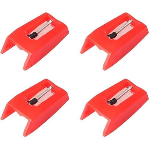 Retail 4 Pcs Record Player Needles, Universal Replacement Stylus Needles Replacement Stylus Needles for Vinyl Record Player