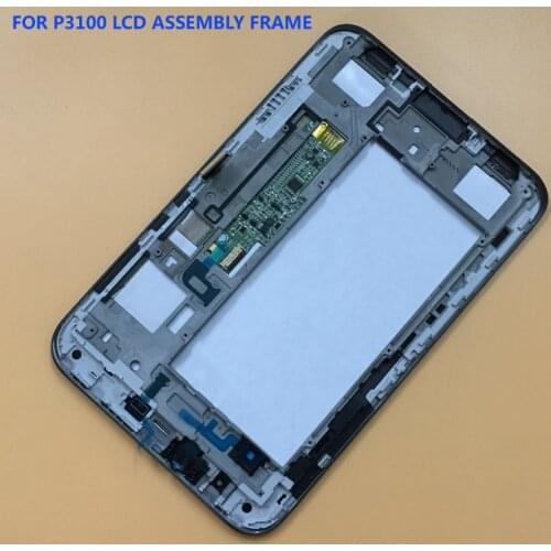 For Samsung Galaxy Tab 2 P3100 P3110 Touch Screen Sensor Digitizer Glass + LCD Display Panel Assembly With Frame
