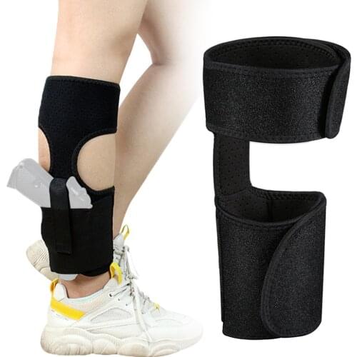 Tactical Ankle Holster Concealed Carry Leg Gun Bag Pistol Holder with Magazine Pouch Glock Handgun Pistol Case Hunting