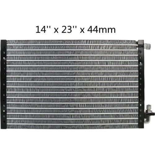 Universal Air Conditioning Aluminium Condenser Radiator 14" x 23" x 44mm for Car Van Truck Engineering Vehicles A/C Conditioner