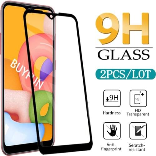 2pcs Tempered Glass For Samsung Galaxy A71 A51 A41 A31 Protection on for Samsung A21 A21S A11 A01 Premium Protective Glass