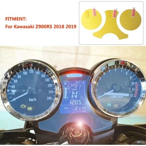 Z900RS 2019 Motorcycle Blu-ray Cluster Screen Scratch Protection Film Speedometer Cover Guard for Kawasaki Z900RS Z900 2018 019
