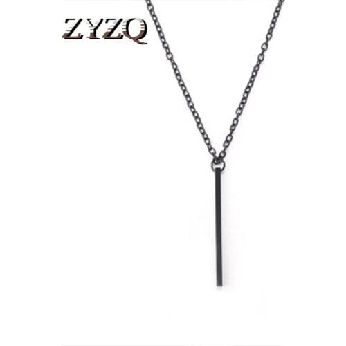 ZYZQ Daily Accessories Necklace For Women New Trendy Geometric Office Carrer Lady Necklace Necklace Wholesale Lots&Bulk Hot Sale